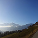 Blauer Himmel über dem Nebelmeer