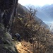 Il traverso alla base della parete