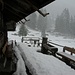 In der Trochenmatt ist Endstation: Nassschneerutsche, Sturm und Schneetreiben
