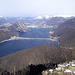 Lugano Lake #3: Melide, Lugano, Campione d'Italia and Monte San Salvatore, Caval Drossa, Monte Bar, Camoghè and Gazzirola. 