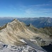 Bella Tola, Blick zum Rothorn, r. Resten des Bella Tola Gletscher