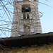 La torre campanaria di Santo Stefano con bifore cieche ed aperte.