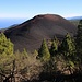 Rückblick vom oberen Teil des Montañas-Negras-Aufstiegs zum zuvor besuchten eindücklichen Volcán Garachico (1399m).