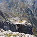 Kom Vasojevićki - Tiefblick am Gipfel in westliche Richtung.