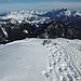 Blick zu den Berchtesgadener Alpen u. den Steinbergen (re)