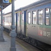 Schweizer Zug im Bahnhof Domodossola.