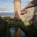 Am Schloss von Estavayer-le-Lac.