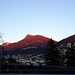 Monte Bré und Monte Boglia im letzten Sonnenlicht