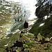 Der Paradeaussichtsfelsen knapp unterhalb der Hütte und knapp 500m oberhalb der Zunge des Gurgler Ferners