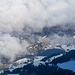 Engelberg, heute vorwiegend unter den Wolken