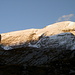 Das Rinderhorn vom Daubensee, Aufstieg links über den Grat, dann über das Schneefeld