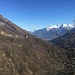 Vorne Mulera, hinten die Berge des Valgrande