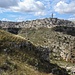Blick vom gegenüberliegenden Canyonrand auf Matera