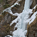 Verfrorene Wasserfall beim Vordereren Töss