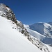 Il ripido tratto finale del Pizzo di Sebòl, con breve passo d'arrampicata finale.