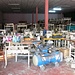 Reparaturwerkstatt für Nähmaschinen in Mae Sot an der Grenze zu Myanmar