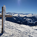 Gipfel Chrüz mit Blickrichtung Davos