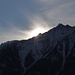 die Sonne hinterm Wasserfallspitz
