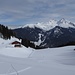 dahinter Pojen mit Durreck und Moosstock
