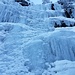Der breite Eisfall in Wandmitte.