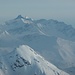 Großglockner und seine Trabanten im Zoom, davor Kitzbüheler Berge