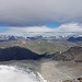 Der Mont Blanc versteckt sich in den Wolken