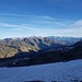 Morgens auf dem Paradisogletscher, Blick zum Mont Blanc Massiv