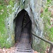 Oberer Eingang der Wolfsschlucht mit gotischem Portal