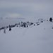 Rückblick auf das Skigebiet Rofan