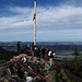 Neues Kreuz auf dem Alpspitz, heute errichtet.