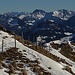 m Gipfel des Stuiben, Vilsalpseeberge und Zugspitze