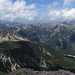 Blick übers Schwarzwassertal zu den Vilsalpseebergen.