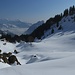 Nagelfluhlandschaft mit Blick zum Säntis, links außen Herrenalp.