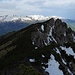 Vom Helwangspitz auf den Alpspitz, dahinter die Alvierkette.
