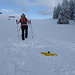 Wie man sieht, hat es reichlich Schnee