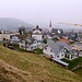 Vorne der alte Dorfkern von Montlingen - im Hintergrund der Kummaberg