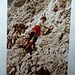 01 Meine erste bergsteigerische Großtat in den Dolomiten. 1978 mit stattlichen 12 Jahren seilfrei über den Oskar Schuster Klettersteig auf den Plattkofel.