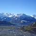 erster Tiefblick auf Seewen und Brunnen, mit Urnersee - und zu bekannten und überaus geschätzten Gipfeln im Hintergrund ...