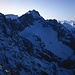 <br />Blick vom Alpspitzgipfel zur Zugspitze mit dem Höllentalferner