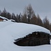 die Samhütten, im Schnee versunken