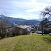 Blick vom Sulzerberg Richtung Rankweil und Feldkirch. Von hier ist der Ardetzenberg gut zu sehen