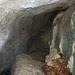 Im Eingangsbereich der  Pelzlihöhle / Pfaderloch.
