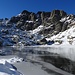 Lago Piazzotti ghiacciato
