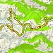 <b>Tracciato GPS Bassa di Nara (parte bassa).</b>