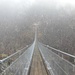 Nevica anche sul ponte