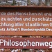 GG Art.1 Abs.1 So beginnt der Philosophenweg in Schönau.