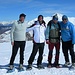 Riuniti sulla cima del Monte Bar (m 1.814), da sx: io, Fabio, Franco, Enrico.