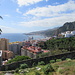 Blick über den Hafen Santa Cruz nach Brena Baja, Los Cancajos etc.