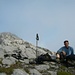 Mein Biwak gleich unter dem Gipfel vom Gross Sättelistock (2637m).