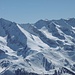 Berge des Tuxer Hauptkamms im Zoom; Zwerchwand genau vor der Realspitze